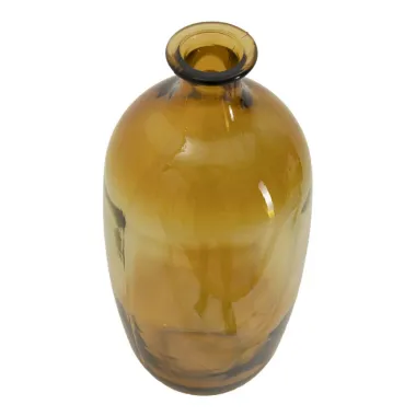 Wazon Botella Napoles Szkło Recyklingowane Pomarańczowy 16x38 cm (WYPRODUKOWANO W HISZPANII)